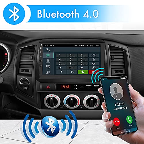 Car Radio for Toyota Tacoma 2005-2015 Built-in carplay Android Anto,9 inch Android 12 Car Stereo Head Unit 2G RAM 32GROM with DSP WiFi GPS Navigation Bluetooth Steering Wheel Control