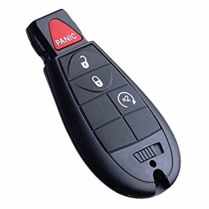 Key Fob FOBIK Replacement Compatible for Dodge Ram 1500 2500 3500 Truck Pickup 2009 2010 2011 2012 Journey Challenger Grand Caravan Jeep Grand Cherokee Commander Keyless Entry Remote Start Control