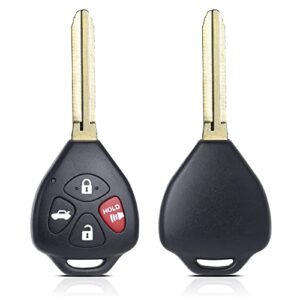 Key Fob Remote Replacement Fits for Toyota Camry 2007 2008 2009 2010 2011/Corolla 2009-2010 HYQ12BBY Keyless Entry Remote Control 89070-06232(Pack of 2)