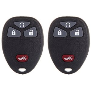 cciyu 2x keyless entry remote replacement for chevy for silverado for tahoe/for gmc sierra yukon/for saturn outlook vue/for suzuki for pontiac/for cadillac/for buick m3n5wy8109 ouc60270