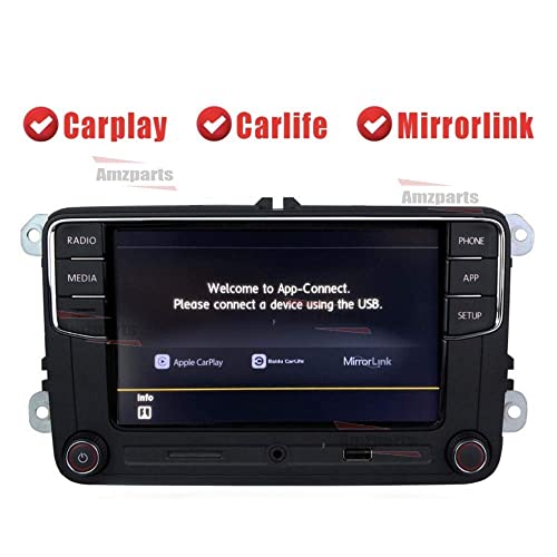 Amzparts RCD330 Carplay MIB Car Radio Replacement for Golf 5 6 MK5 MK6 Tiguan CC Polo Passat 6RD 035 187B