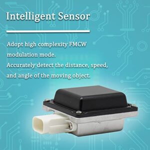 EWAY Car Microwave Blind Spot Radar Detectors Sensor System Auto Safety Monitoring Assistant BSD LCA ODW RCTA for SUVs Trucks RVs