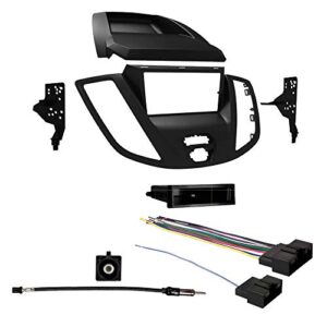 metra 99-5832g single/double din dash combo kit for select ford transit 2015-up