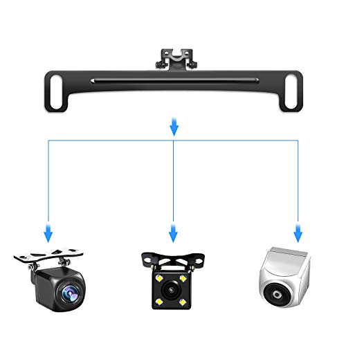 Universal Car Rear View Camera License Plate Bracket,Dash Cam Mirror Camera Kit Accessories Rearview Camera Mount, Only Installation Holder for Backup Camera Reverse Camera