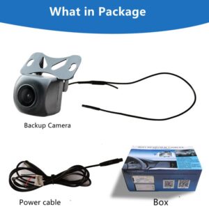 Backup Camera for Car Wireless Backup Camera Car Security Camera Reverse Camera for Truck License Plate Rear Camera with Phone App