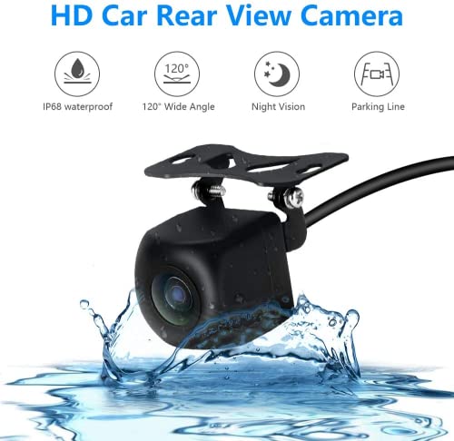 Backup Camera for Car Wireless Backup Camera Car Security Camera Reverse Camera for Truck License Plate Rear Camera with Phone App