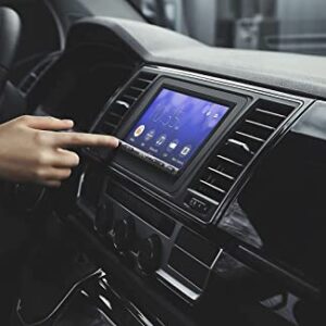 Sony XAV-AX3200 Car Stereo Safe Driver's Bundle w/ ACAM4 Backup Camera. Apple CarPlay & Android Auto 6.95" 2-DIN Head Unit, SiriusXM Ready Multimedia Receiver, Bluetooth Hands-Free Calling & Streaming