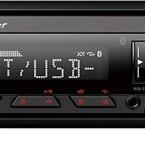 Pioneer In-Dash Built-In Bluetooth, Media Player Front USB Auxiliary, MP3, Pandora, AM/FM Radio, Built In iPod, iPhone, and iPad Controls, Arc Phone App Car Stereo Receiver