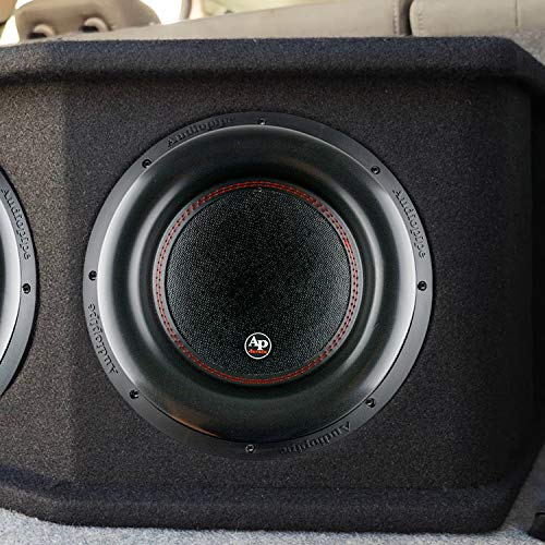 AudioPipe TXX-BDC4-12 12 Inch 2,200 Watt High Performance Powerful 4 Ohm DVC Vehicle Car Audio Subwoofer Speaker System, Black (2 Pack)