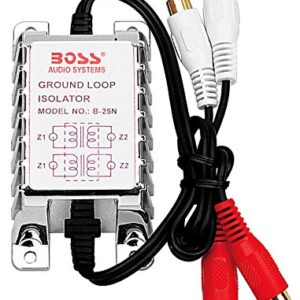 BOSS Audio Systems Ground Loop Isolator B25N noise Filter for Car Audio Systems