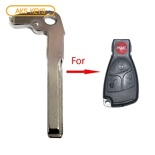 AKS Keys New Smart Remote Key Uncut Blade Blank Compatible with Mercedes Benz