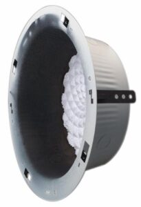 bogen re84 round recessed steel speaker enclosure spkr