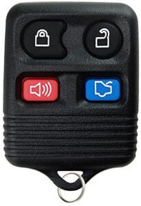 keylessoption replacement keyless entry remote control car key fob – black