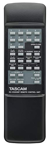 Tascam CD-200BT Rackmount Professional CD Player with Bluetooth Wireless