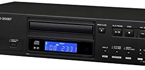 Tascam CD-200BT Rackmount Professional CD Player with Bluetooth Wireless