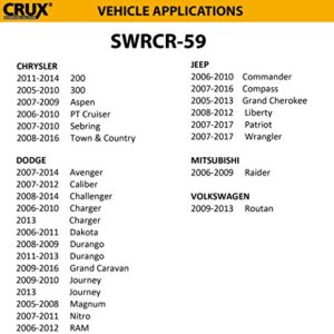 Crux SWRCR-59 Install an Aftermarket Radio in Select 2004-2013 Chrysler, Dodge & Jeep Vehicles and Retain Steering Wheel Controls