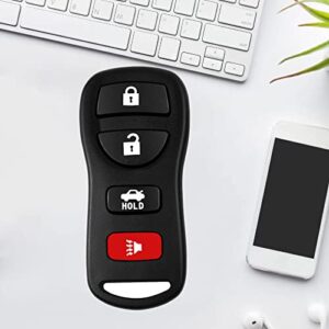 Replacement for 02-2006 Nissan Maxima Altima Murano , 03-2009 350Z Quest Armada , 07-2015 Nissan Sentra Versa , Keyless Entry Car Key That Use 4 Button FCCID: KBRASTU15 CWTWB1U733 (Pack of 2)