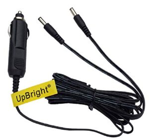 upbright new car dc adapter compatible with rca drc630n portable dual-screen dvd player auto vehicle boat rv cigarette lighter plug power supply cord charger