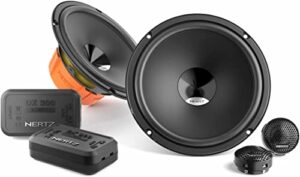 hertz dieci series dsk-1653 component speaker kit 6.5″ 2-way: dv 165.3 + dt 24.3 + dx 300 + grilles
