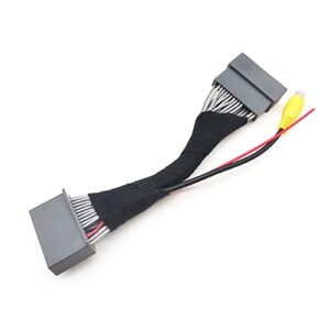 32 pin interface adapter cable rca input rear view camera cable for honda cr-v 2012-2016