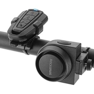 rockbros 115db bike alarm wireless vibration motion sensor waterproof motorcycle alarm with remote
