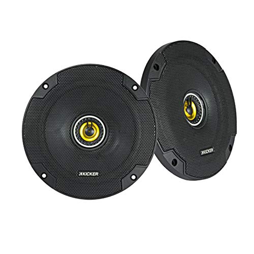 2 Pair Car Speaker Package of 2X Kicker CSC654 300-Watt 6.5" Inch 2-Way Black Coaxial Speakers + 2X CSC6934 450W 6x9 CS Series 3-Way Speakers - Bundle Combo with Enrock 50 Foot 14 Gauge Speaker Wire