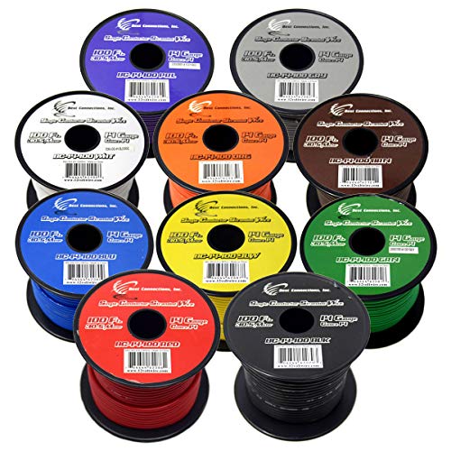 (10) SPOOLS 100' Feet 14 Gauge Boat Automotive Wire Auto Power Cable