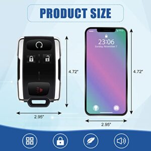 Car Key Fob Fit for Chevy 2014-2020 Silverado 1500 2500 3500, Chevrolet Colorado 2015-2021 Keyless Remote Compatable with GMC 2014-2020 Sierra 1500 2500 3500, GMC 2015-2021 Canyon (M3N32337100)