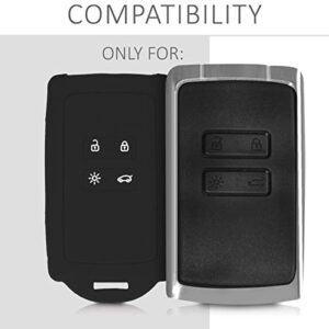 kwmobile Key Cover Compatible with Renault - White