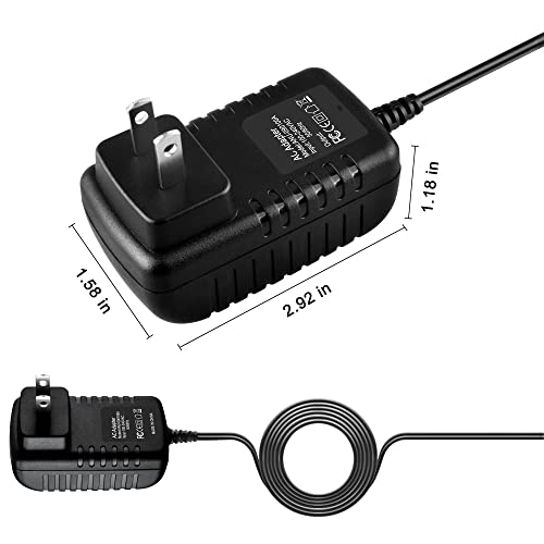 J-ZMQER 9V AC Dc Adapter Charger Compatible with All Sylvania 7" 8" 9" 10" & 13.3" Portable DVD Player & Sylvania SYNET7WID Mini Book Power Supply