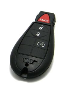 mopar oem dodge keyless entry remote fob 4-button fobik smart key (fcc id: gq4-53t / p/n: 56046955)