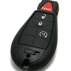 Mopar OEM Dodge Keyless Entry Remote Fob 4-Button Fobik Smart Key (FCC ID: GQ4-53T / P/N: 56046955)
