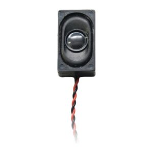 digitrax dgtsp26158b 8 ohm rectangular speaker, 26.5mm x 15.5mm x 9mm