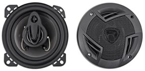 pair rockville rv4.3a 4″ 3-way car speakers 500 watts / 70w rms cea rated total