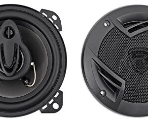 Pair Rockville RV4.3A 4" 3-Way Car Speakers 500 Watts / 70w RMS CEA Rated Total