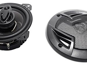 Pair Rockville RV4.3A 4" 3-Way Car Speakers 500 Watts / 70w RMS CEA Rated Total