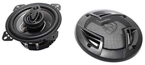 Pair Rockville RV4.3A 4" 3-Way Car Speakers 500 Watts / 70w RMS CEA Rated Total