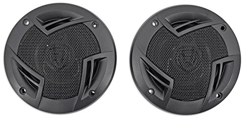 Pair Rockville RV4.3A 4" 3-Way Car Speakers 500 Watts / 70w RMS CEA Rated Total