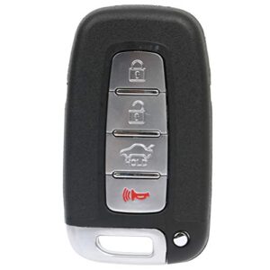 selead keyless entry remote control car key fob keyless entry remote fit for hyundai for kia azera equus genesis sonata 2011-2015 antitheft keyless entry systems pcf7952 4 buttons 1pc us stock