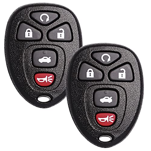 Remote Key Fob Replacement Fits for Chevy Malibu 2004 2005 2006 2007 2008 2009 2010 2012 Cobalt Pontiac G5 G6 Grand Prix Buick Lacrosse Saturn Aura Sky Keyless Entry Remote Control 22733524 KOBGT04A