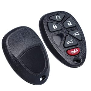 Key Fob Remote Replacement Fits for Chevy Tahoe Suburban GMC Yukon/Yukon XL 1500 2500 Cadillac Escalade ESV/EXT 2007 2008 2009 2010 2011 2012 2013 2014 Keyless Entry Remote Start Control 22951510