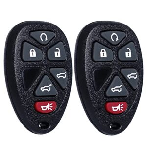 Key Fob Remote Replacement Fits for Chevy Tahoe Suburban GMC Yukon/Yukon XL 1500 2500 Cadillac Escalade ESV/EXT 2007 2008 2009 2010 2011 2012 2013 2014 Keyless Entry Remote Start Control 22951510