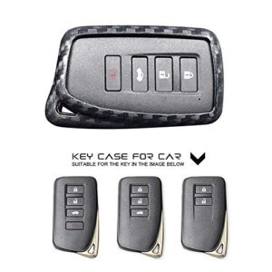 ceyes carbon fiber texture protective key cover car smart key cover car remote key fob cover for lexus es350 es300h es250 gs450 gs350 gs200 nx200 nx300h nx200t rx200t rc-f ex300 ex250 ex200