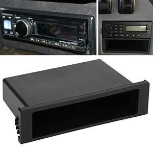 SIGRID Universal Car Double 1 Din Dash Cup Holder Storage Box Plastic for Stereo Radio