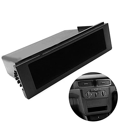 SIGRID Universal Car Double 1 Din Dash Cup Holder Storage Box Plastic for Stereo Radio