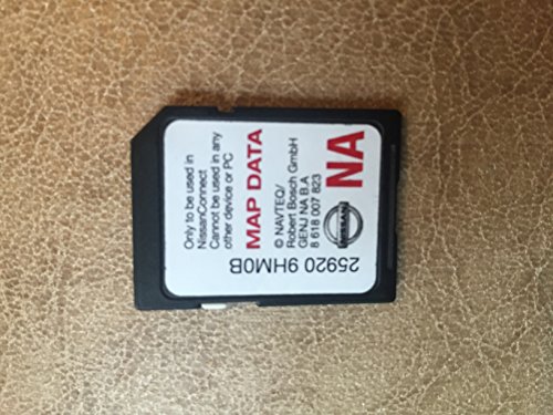 9HM0B NISSAN Connect SD Card, Navigation GPS MAP Data, NAVTEQ, NA/North America US Canada 2014 2015, 25920-9HM0B,14-15 Rogue Juke Altima SENTRA Xterra Frontier 2015 NV200