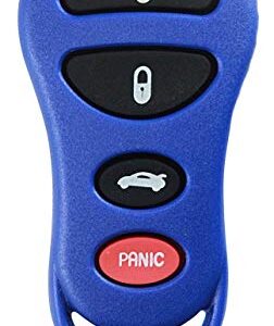 Keyless Entry Remote 4btn Navy Key Fob for Chrysler Dodge Jeep (04602260, GQ43VT17T)