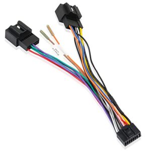 Aftermarket Car Radio Stereo Wiring Harness Adapter 16 Pin Connector Compatible with Chevrolet Silverado Suburban Buick