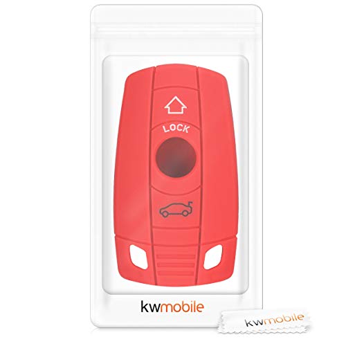 kwmobile Key Cover Compatible with BMW - Red