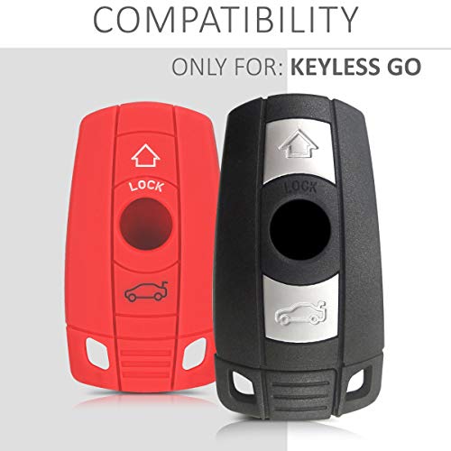 kwmobile Key Cover Compatible with BMW - Red